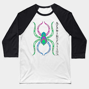 Asabikeshiinh (spider) Polysexual Pride Baseball T-Shirt